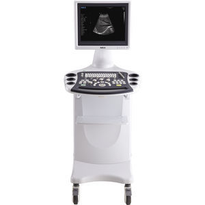 aparelho de ultrassom em preto e branco 1