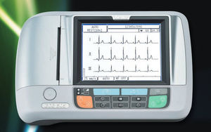 eletrocardiógrafo para ECG em repouso