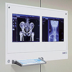 estação de trabalho informática médico-hospitalar