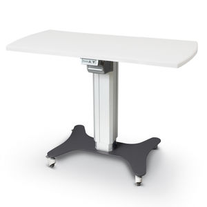 mesa para aparelhos elétrica / de altura regulável / com rodízios