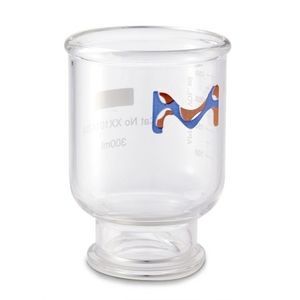 funil de laboratório de vidro
