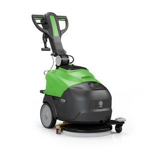 lavadora automática com operador a pé