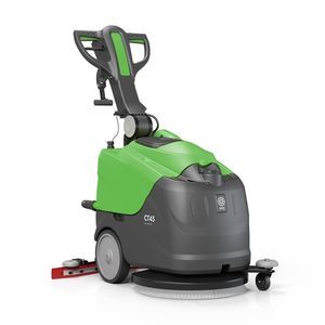 lavadora automática com operador a pé