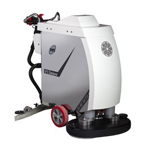 lavadora automática com operador a pé