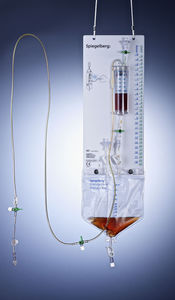 bolsa de drenagem ventricular / com 1 câmara