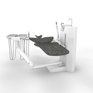 conjunto odontológico com cadeira