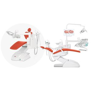 conjunto odontológico com monitor