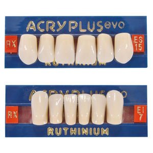 prótese dentária em acrílico