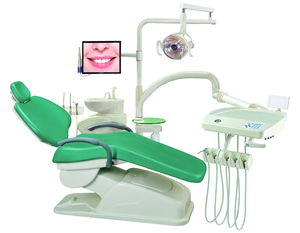 conjunto odontológico com cadeira