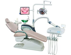 conjunto odontológico com cadeira