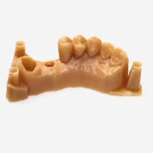 material dentário em resina acrílica