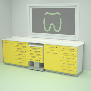 bancada técnica para laboratório dentário