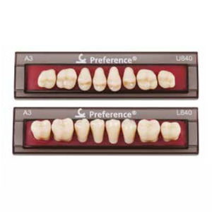 prótese dentária em acrílico