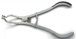 pinça clamp / odontológica / Ivory