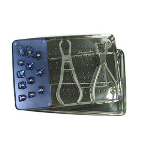kit de instrumentos para lençóis de borracha