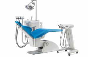 conjunto odontológico com mesa de equipo
