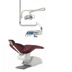 conjunto odontológico com mesa de equipo