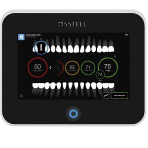monitor de estabilidade de implantes com tela sensível ao toque
