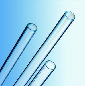 tubo de ensaio para laboratório / cilíndrico / em vidro