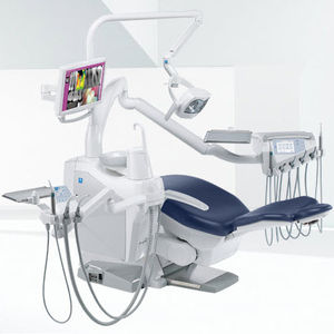 conjunto odontológico com cadeira