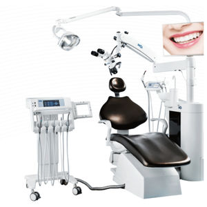conjunto odontológico com monitor
