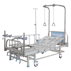 cama com estrutura de tração ortopédica
