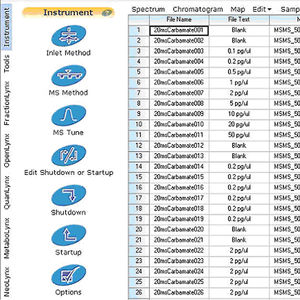 software para espectrometria de massa