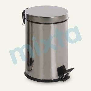 lixeira em aço inoxidável