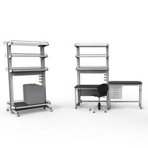 bancada técnica de laboratório móvel