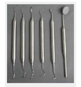 kit de instrumentos veterinários para periodontia