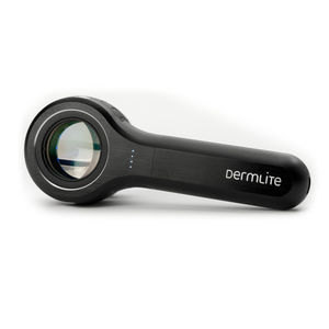 dermatoscópio com LED branco