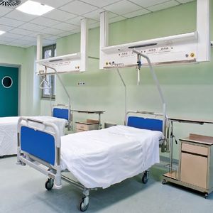 painel de gases medicinais de teto