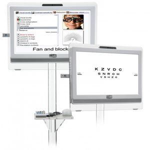tela de teste de optotipos / com controle remoto
