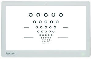 tela de teste de optotipos / com controle remoto