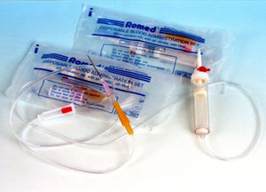 kit de infusão para transfusão de sangue