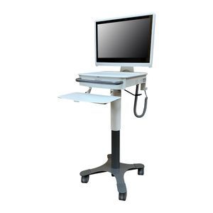 carrinho para computador médico-hospitalar