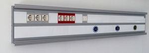 painel de gases medicinais horizontal