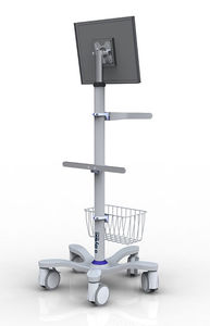 suporte de piso para monitor com rodízios 1