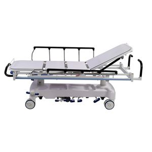 carro-maca de transporte / hidráulico / de altura regulável / de 2 seções