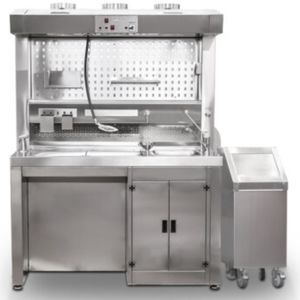 estação de trabalho de laboratório para histopatologia 1
