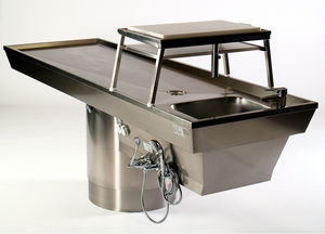 mesa de necropsia para medicina legal