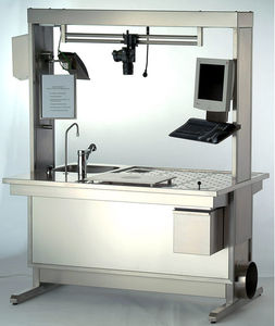 estação de trabalho de laboratório de macroscopia 1
