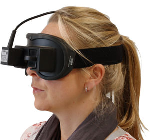 equipamento para teste vestibular equipamento de videonistagmoscopia