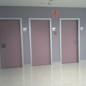 porta para estabelecimento de saúde