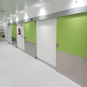 porta para estabelecimento de saúde
