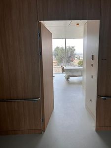 porta para hospital