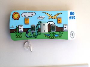 painel de gases medicinais horizontal