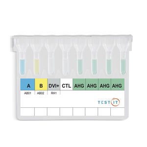kit de teste de tipagem sanguínea
