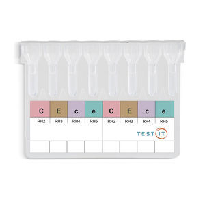 kit de teste de tipagem sanguínea