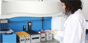 sistema automático de preparação de amostras automático